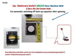 1pc Stationary Switch 380329 Floor Scrubber Machine 3.5″ x 3″ 2″ Center Hole