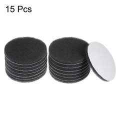 15pcs Drill Power Brush 5 inch Tile Scrubber Scouring Pads, Grey Scrubber Pads