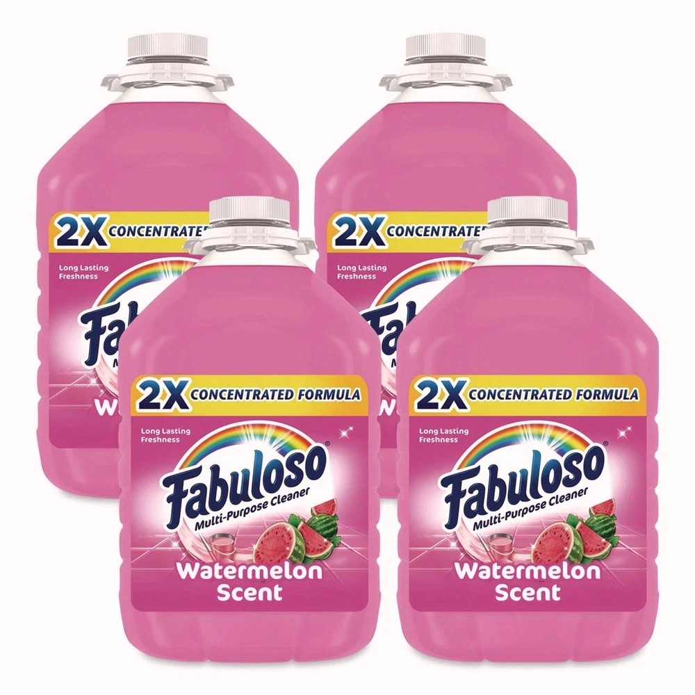 Fabuloso 61051023CT 128 oz Multi-Use Cleaner – Watermelon Scent (4/Carton) New
