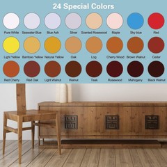 SEISSO Wood Furniture Repair Kit -Set of 50, 24 Colors Touch 24