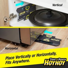 HOY Trap A Roach – 10 Traps [2 Pack] Baited Glue Traps, Great for Home…