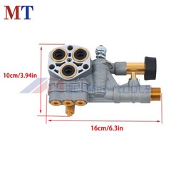 Pressure Washer Pump Manifold Kit 7108366 W/ Mounting Bolt Washer Pump Sliver US