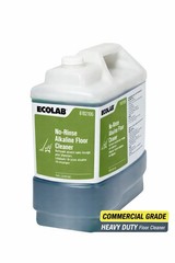 Ecolab 6102106 No-Rinse Alkaline Floor Cleaner 2.5 Gal Heavy Duty