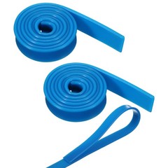 Squeegee Replacement Rubber, 2Pcs Household Silicone Squeegee Refill,Blue