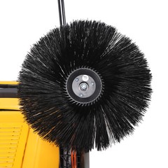 41″ Hand Push Sweeper Pavement Street Sweeping Tool Walk-behind Outdoor Cleaner