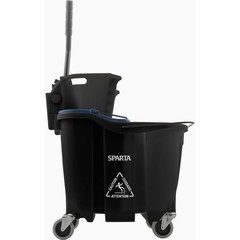 Carlisle OmniFi 35qt Mop Bucket Combo, Side Press Wringer & Soiled Water 9690403