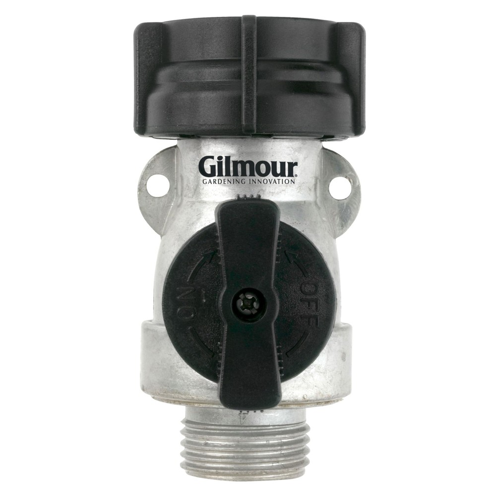 Gilmour Garden Hose Shut Off Valve, Durable Metal Full Flow No Size, color
