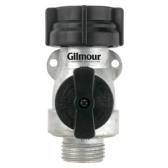 Gilmour Garden Hose Shut Off Valve, Durable Metal Full Flow No Size, color