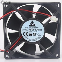 Delta AFB0824HH 80MM 80*80*25MM DC 24V 0.15A 2 Pin Cooling Fan