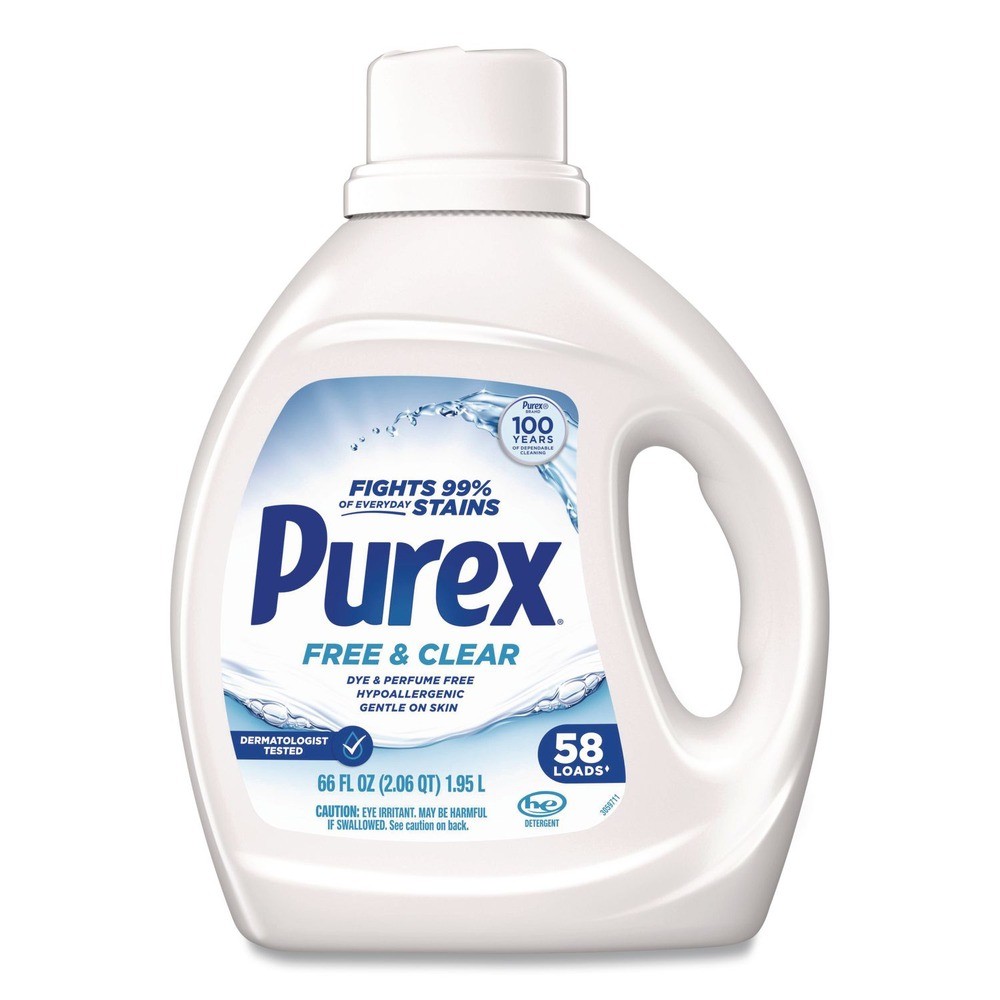 Purex 5602 Free and Clear 66 oz Liquid Laundry Detergent New
