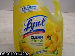 144 FL OZ Lysol Lemon CLean & Fresh Multi Surface Cleaner 036241756109
