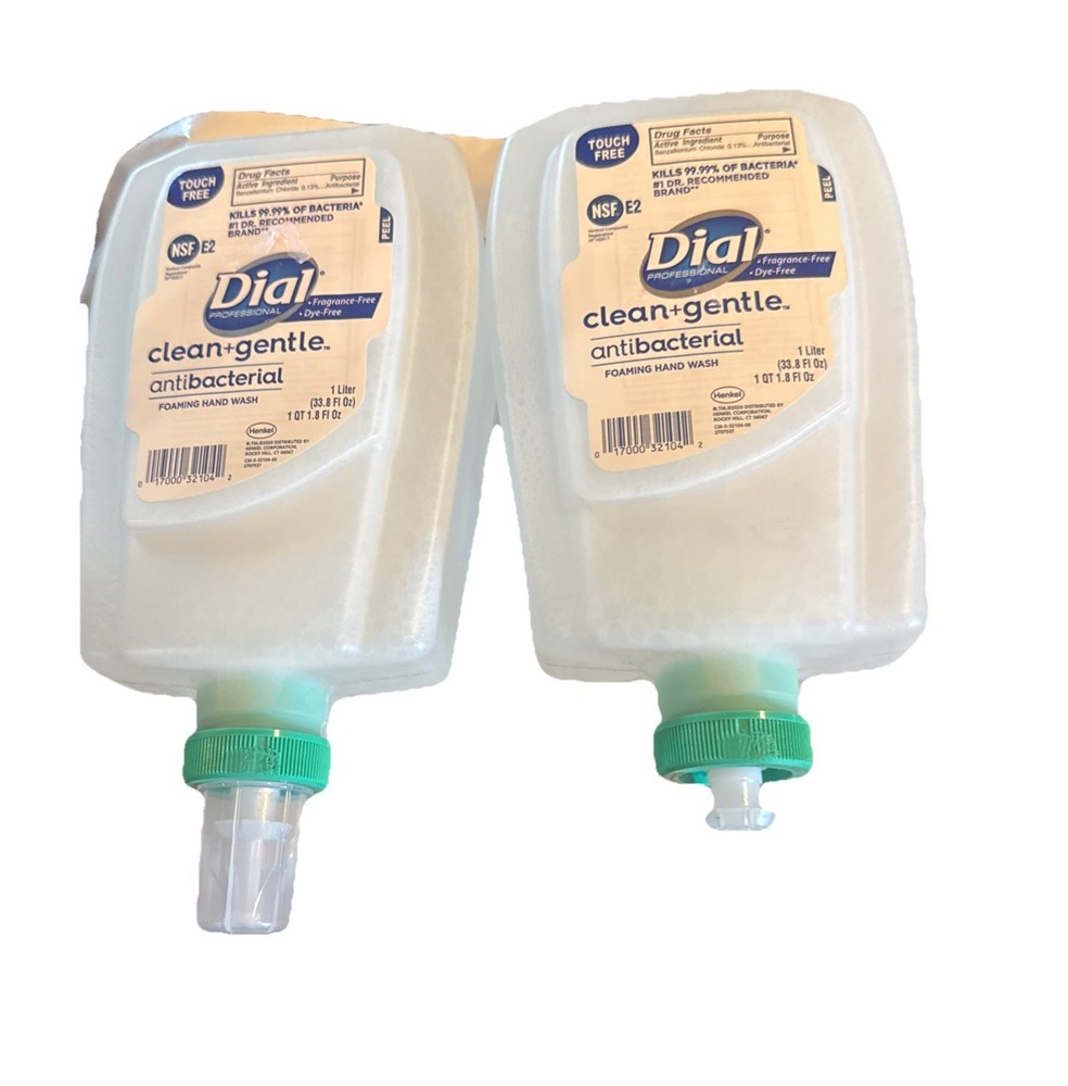 Dial Professional Clean+Gentle Hand Wash – Fragrance Free (2 CT) New