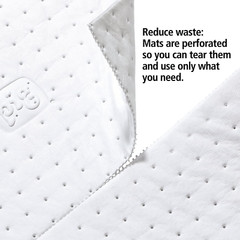 New Oil-Only Absorbent Mat Roll | Absorbs Oil-Based Liquids | Lightweight | 40