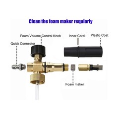 Tool Daily Short Pressure Washer Gun with Foam Cannon, Dual Con… USA Fast Ship