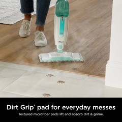 Shark Genuine Steam Mop Replacement Pads 2 Pack 1 Dirt Grip 1 Scrub Pad