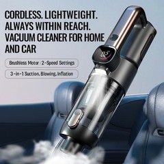 Cordless Handheld Vacuum Cleaner Strong Suction Rechargeable Lightweight ASK