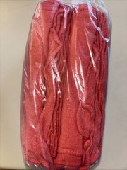 Red Shop Towels Cleaning Wiping Cotton Rags Sealed50ea SameDayHandling &FastUSPS