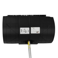 Heavy Duty 2.3HP Power Sweeper 52cc Handheld Gas Powered Broom Snow Dirt Walkway