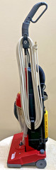 Sanitaire Commercial True HEPA Cyclonic System Upright Vacuum, Red
