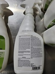 Lot Of 9, ZEP Spirit II Detergent Disinfectant Citrus Scent 32 oz Spray Bottle