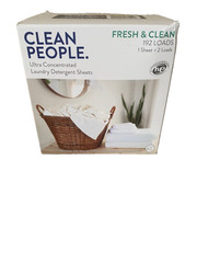 New Clean People Laundry Detergent Sheets – 192 Count Fresh & Clean