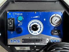 Cold Jet Aero 40FP Dry Ice Blasting System + P400 Aftercooler Complete Pkg