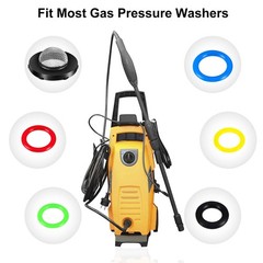 48 Pieces O-Ring Power Pressure 1 inches, Blue, Red, Green, Black, Yellow