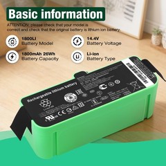 Antiee Upgrade Replacement Battery For Irobot Roomba 960 980 981 970 965 801