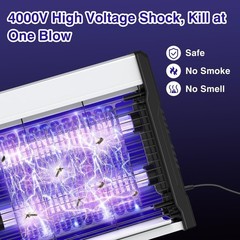 Bug Zapper Indoor 2026,4000V Mosquito Zapper for Home,12 in Mosquito Trap,USB,p