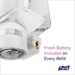 PURELL ES10 8320-E1 Automatic Hand Sanitizer Dispenser, White (Pack of 1)