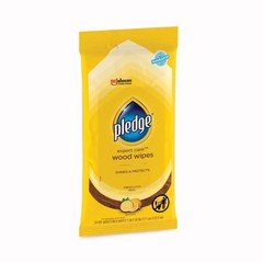 Pledge 336297PK 7″ x 10″ Cloth Wet Wipes – Lemon Scent, White (24/PK) New