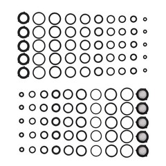 PWACCS High Pressure Washer O Ring Kit, Replacement Rubber for Black