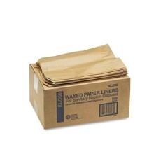 HOSPECO KL Trash Bags, 7.5 in x 10.5 in, Brown, 500 PK