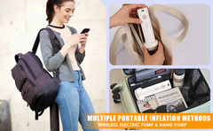 18 Pack Vacuum Storage Bags for Travel with Rechargeable Cordless Pump, Vacuum