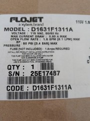 *BRAND NEW* FLOJET D3621V1211A – Pump, 115V