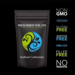 Prescribed For Life Sodium Carbonate Powder, Natural 12 Ounce (Pack of 1)