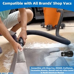 Happy Tree Universal Fits All Brands’ Shop Vacs with 2-1/2″ Small,