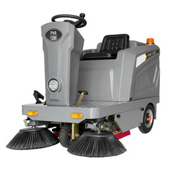 Ride-on Floor Sweeper Machine 50.4″ 26.5 Gallon Dustbin 92600 Sqft/h Efficiency