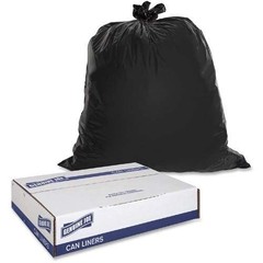 Genuine Joe Density Heavy-Duty Can Liners 39 X 46 45 Gal Capacity 1.50 Mil