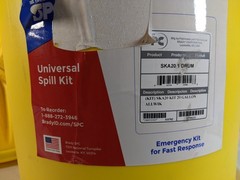 Brandy Universal Spill Kit SKA20 1 DRUM 20 Gal Bucket ALLWIK for Emergency