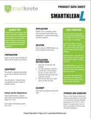 SMARTKLEAN L – LITHIUM FORTIFIED DAILY CONCRETE CLEANER & DEGREASER 5 GAL PAIL