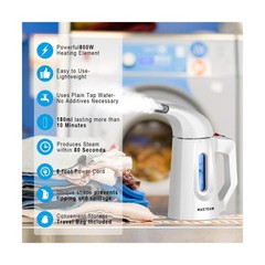 Handheld Steamer for Clothes Wrinkle Removes,Garment Steamer for Ha… Fast Ship