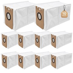 10-Pack 3L Dust Bags Compatible with iHome AutoVac Nova S1 Pro Robot Set A