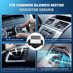 HVAC Front Blower Motor Resistor Control Module Replacement for Honda Accord Civ