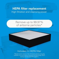Daikin HEPA Filter, MCB50YSAU Air Purifier Replacement for Home, Removes 99.9…