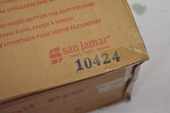 Lot of 12 San Jamar Kleen Pail Pro Red Colored Sanitary Pails 3qt Color Coded