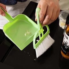 Lamoutor 3 Pack Mini Hand Broom and Dustpan Set Small Small, Color Mixing