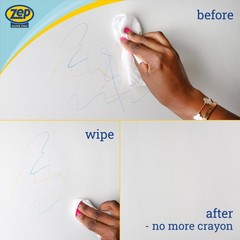 Zep Home Pro Clean Eraser Wipes 50 count- R59112- Removes 1 Count (Pack of 1)