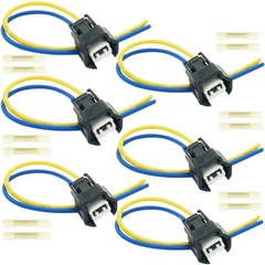 6* Fuel Injectors Harness Connector W/ Sleeves For Nissan Infiniti Mercurt Quest