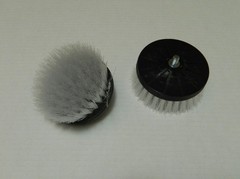 Cyclo Polisher Upholstry Brush Set Moderate Gray